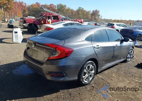 2017 Honda Civic Lx из США, поврежденный, VIN 19XFC2F53HE204794